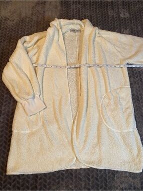 Absolutely Famous Cream Sherpa Open Cardigan